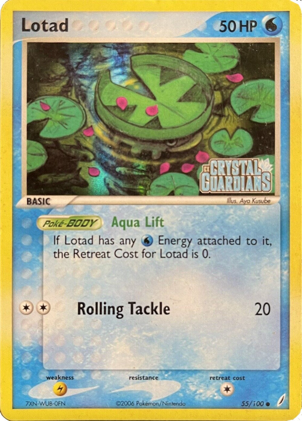 Lotad (055/100) (Theme Deck Exclusive) [EX: Crystal Guardians] | Gear Gaming Bentonville