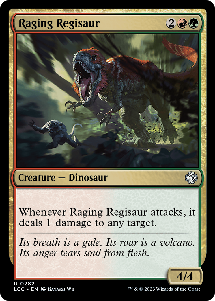 Raging Regisaur [The Lost Caverns of Ixalan Commander] | Gear Gaming Bentonville