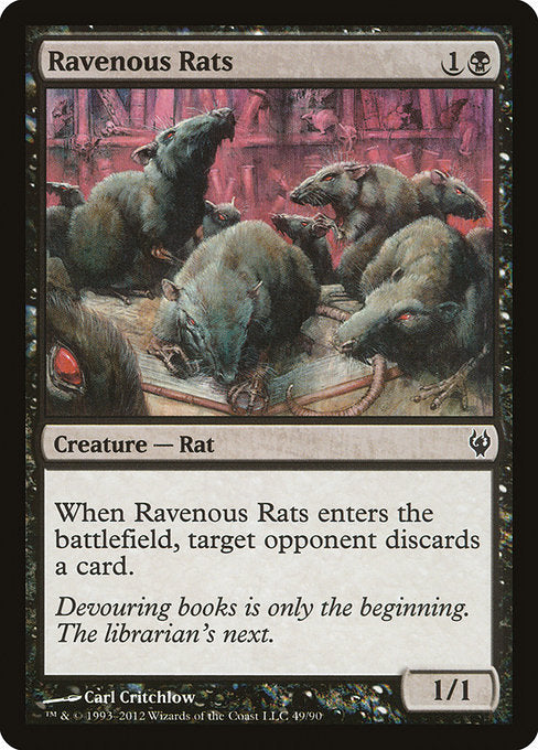 Ravenous Rats [Duel Decks: Izzet vs. Golgari] | Gear Gaming Bentonville