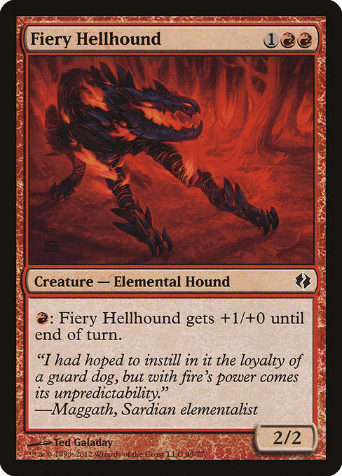 Fiery Hellhound [Duel Decks: Venser vs. Koth] | Gear Gaming Bentonville