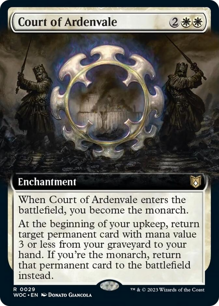 Court of Ardenvale (Extended Art) [Wilds of Eldraine Commander] | Gear Gaming Bentonville