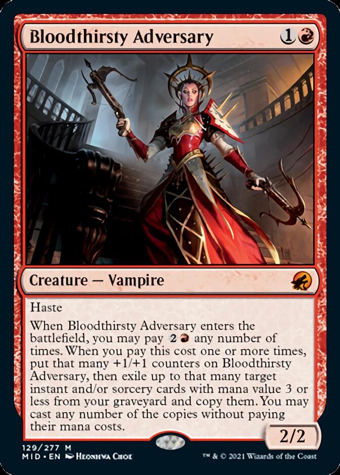 Bloodthirsty Adversary [Innistrad: Midnight Hunt] | Gear Gaming Bentonville