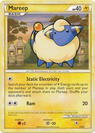 Mareep (13/30) [HeartGold & SoulSilver: Trainer Kit - Raichu] | Gear Gaming Bentonville