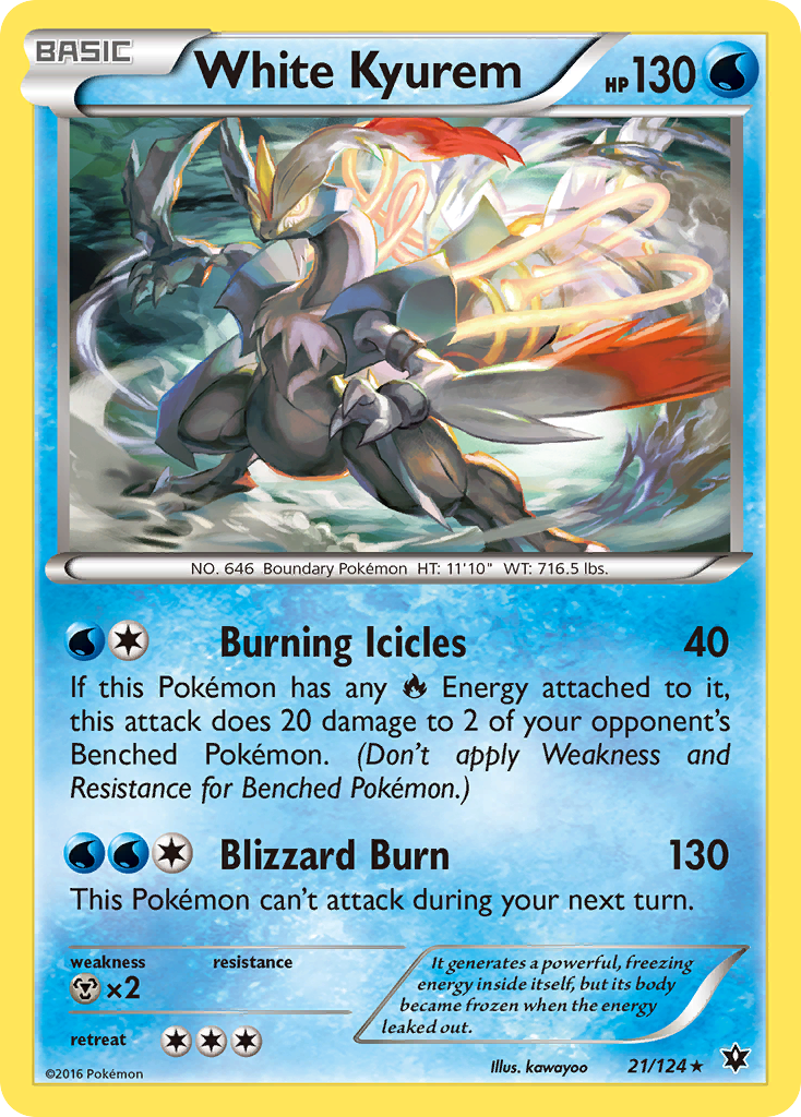 White Kyurem (21/124) [XY: Fates Collide] | Gear Gaming Bentonville