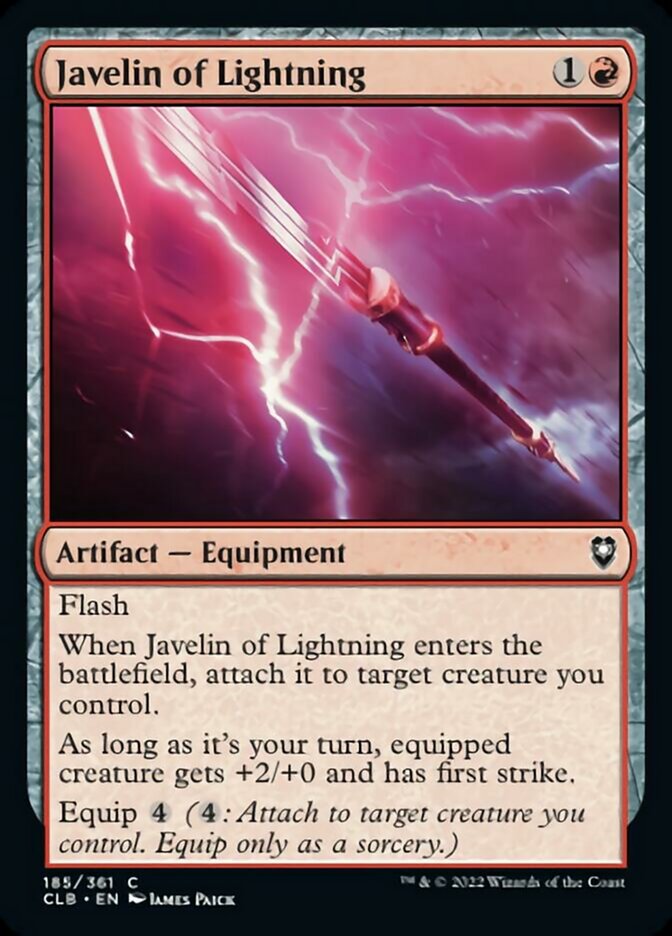 Javelin of Lightning [Commander Legends: Battle for Baldur's Gate] | Gear Gaming Bentonville