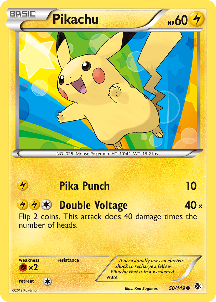 Pikachu (50/149) [Black & White: Boundaries Crossed] | Gear Gaming Bentonville