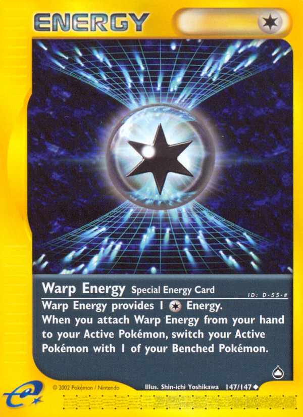 Warp Energy (147/147) [Aquapolis] | Gear Gaming Bentonville