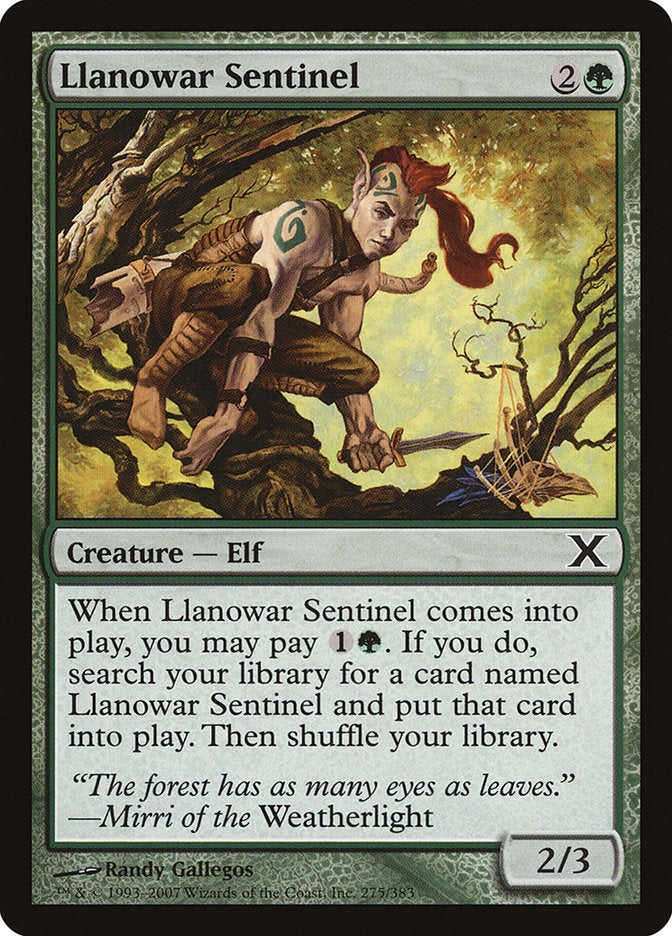 Llanowar Sentinel [Tenth Edition] | Gear Gaming Bentonville