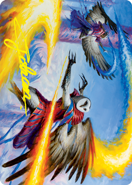 Teach by Example Art Card (Gold-Stamped Signature) [Strixhaven: School of Mages Art Series] | Gear Gaming Bentonville