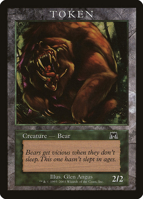 Bear Token (Onslaught) [Magic Player Rewards] | Gear Gaming Bentonville