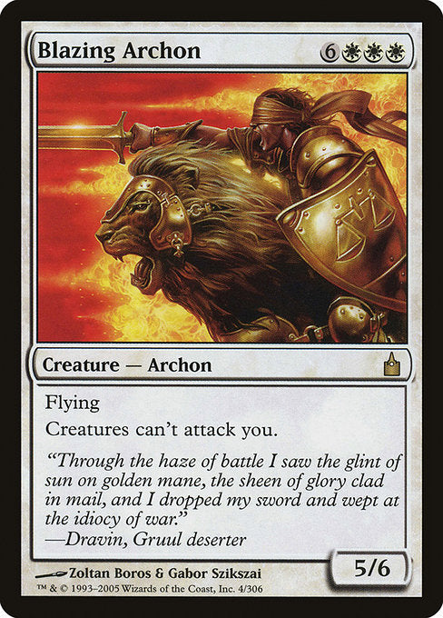 Blazing Archon [Ravnica: City of Guilds] | Gear Gaming Bentonville