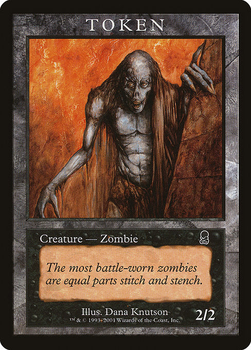 Zombie Token (Odyssey) [Magic Player Rewards] | Gear Gaming Bentonville