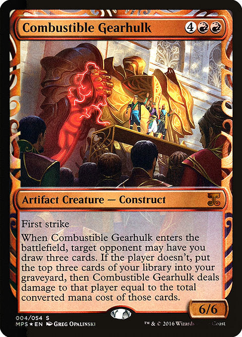 Combustible Gearhulk [Masterpiece Series: Kaladesh Inventions] | Gear Gaming Bentonville