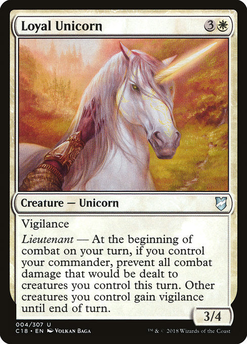 Loyal Unicorn [Commander 2018] | Gear Gaming Bentonville