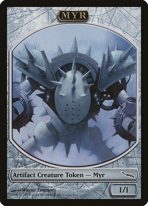 Myr Token (Mirrodin) [Magic Player Rewards] | Gear Gaming Bentonville