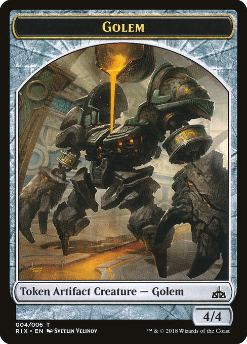 Golem Token (004) [Rivals of Ixalan] | Gear Gaming Bentonville