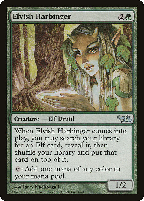 Elvish Harbinger [Duel Decks: Elves vs. Goblins] | Gear Gaming Bentonville