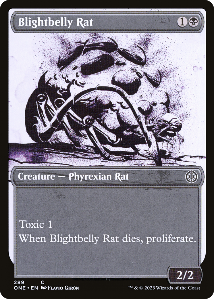 Blightbelly Rat (Showcase Ichor) [Phyrexia: All Will Be One] | Gear Gaming Bentonville