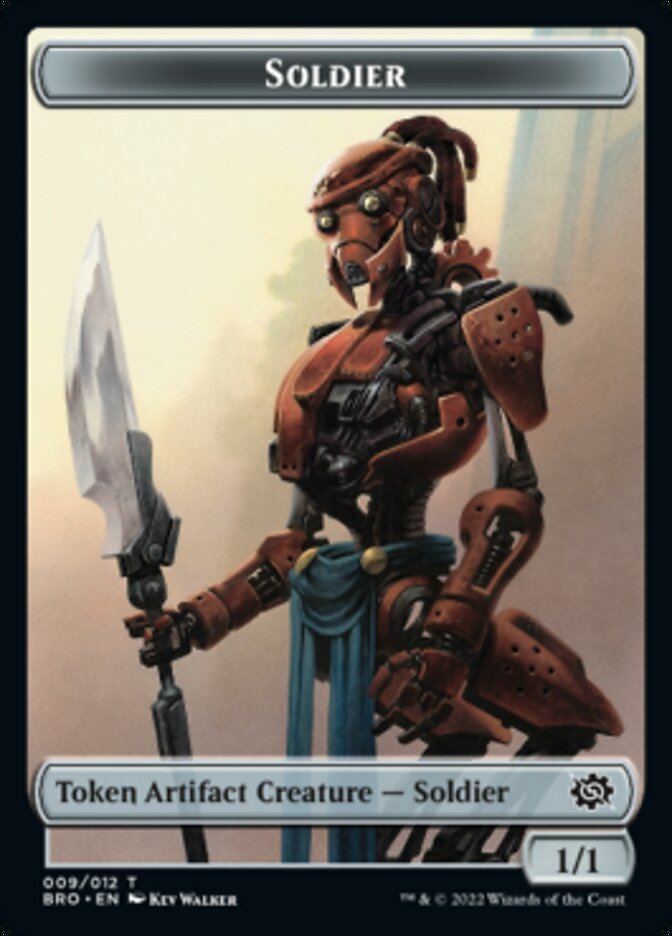 Soldier Token (009) [The Brothers' War Tokens] | Gear Gaming Bentonville