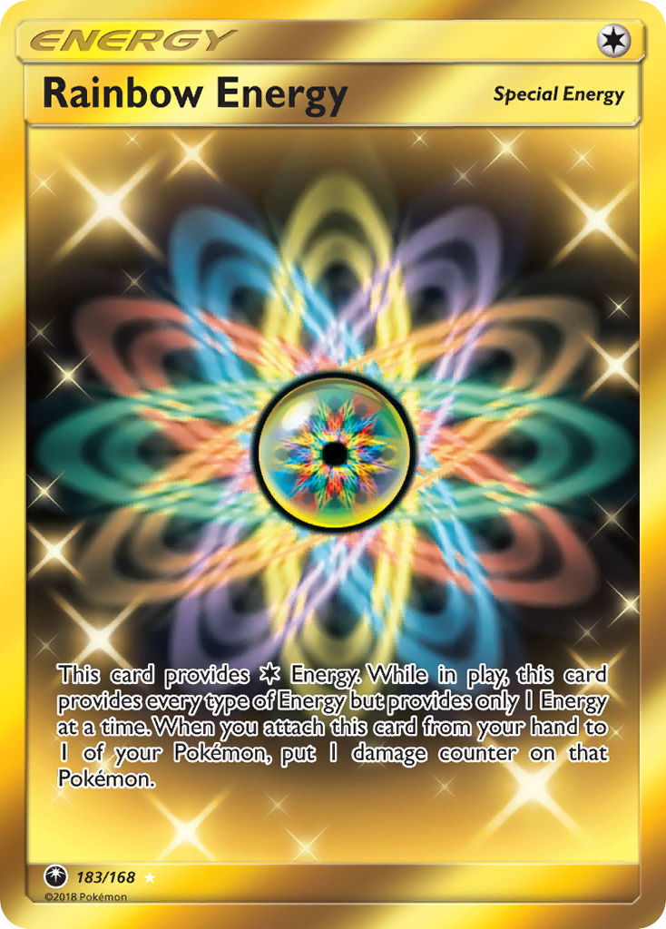 Rainbow Energy (183/168) [Sun & Moon: Celestial Storm] | Gear Gaming Bentonville