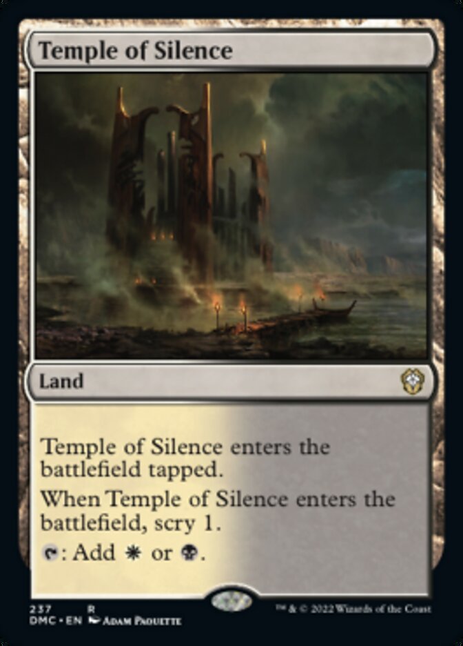 Temple of Silence [Dominaria United Commander] | Gear Gaming Bentonville