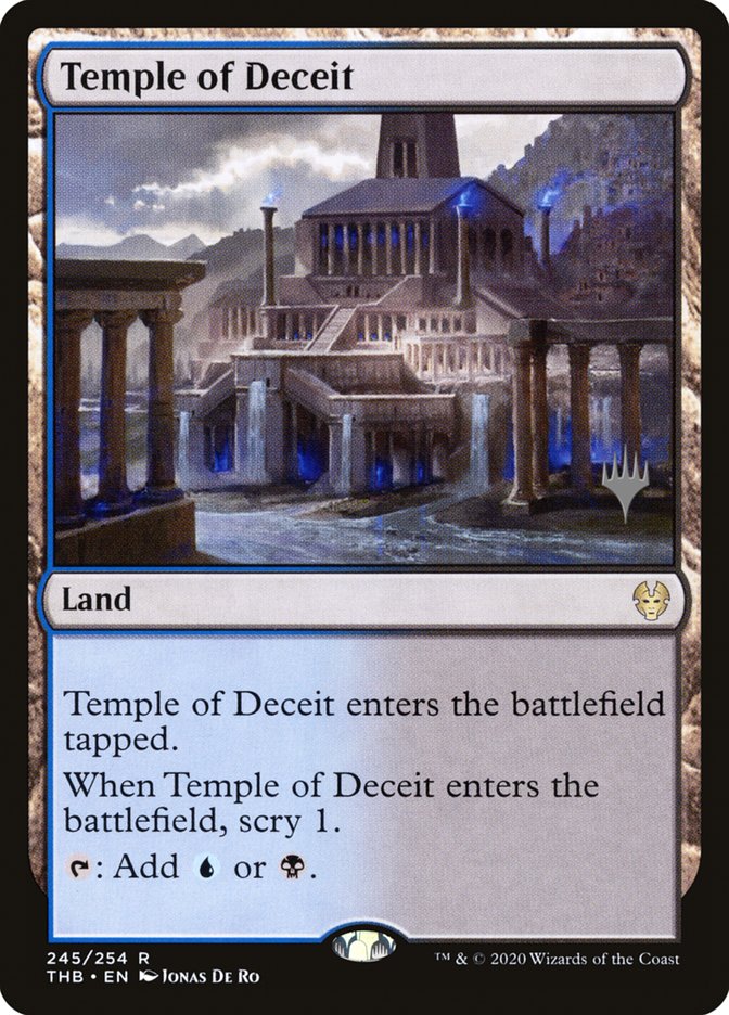 Temple of Deceit (Promo Pack) [Theros Beyond Death Promos] | Gear Gaming Bentonville