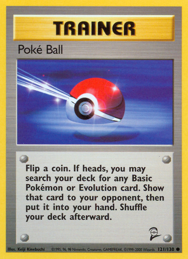 Poke Ball (121/130) [Base Set 2] | Gear Gaming Bentonville