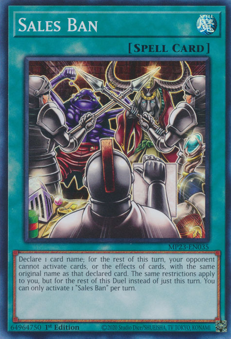 Sales Ban [MP23-EN035] Super Rare | Gear Gaming Bentonville