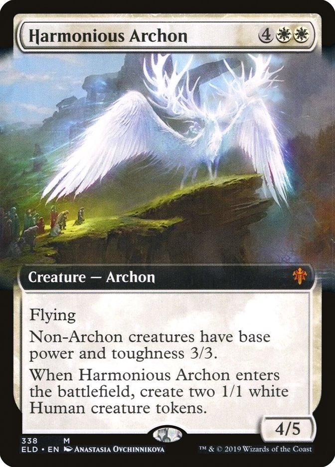 Harmonious Archon (Extended Art) [Throne of Eldraine] | Gear Gaming Bentonville