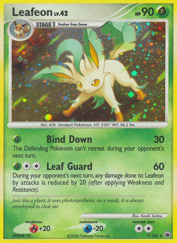 Leafeon (7/100) [Diamond & Pearl: Majestic Dawn] | Gear Gaming Bentonville