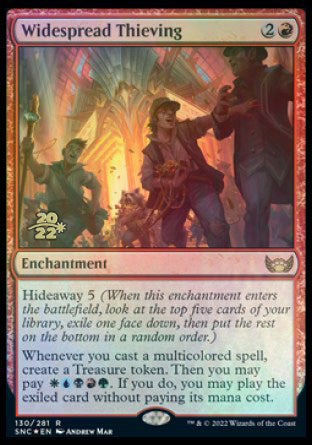 Widespread Thieving [Streets of New Capenna Prerelease Promos] | Gear Gaming Bentonville