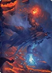 Aegar, the Freezing Flame Art Card [Kaldheim: Art Series] | Gear Gaming Bentonville