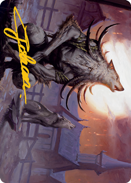 Lord of the Ulvenwald Art Card (Gold-Stamped Signature) [Innistrad: Midnight Hunt Art Series] | Gear Gaming Bentonville