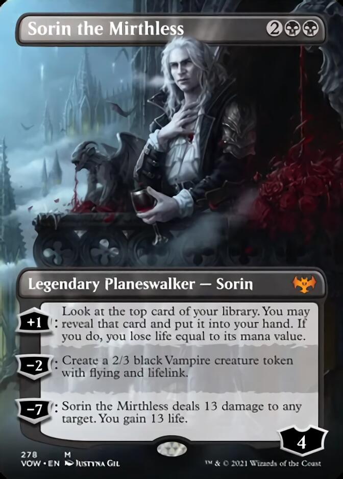 Sorin the Mirthless (Borderless) [Innistrad: Crimson Vow] | Gear Gaming Bentonville