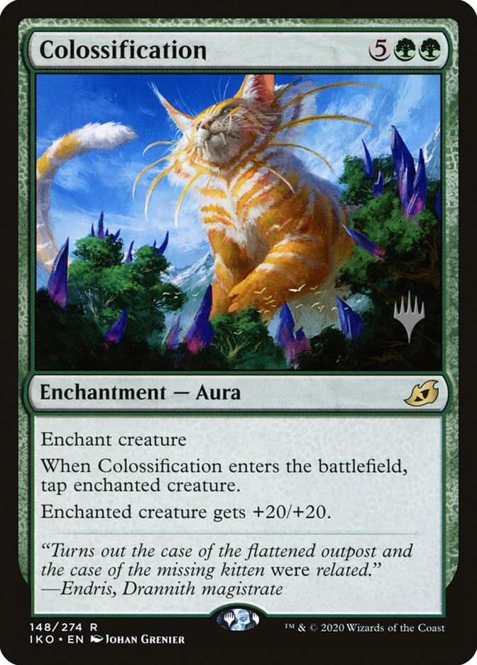 Colossification (Promo Pack) [Ikoria: Lair of Behemoths Promos] | Gear Gaming Bentonville