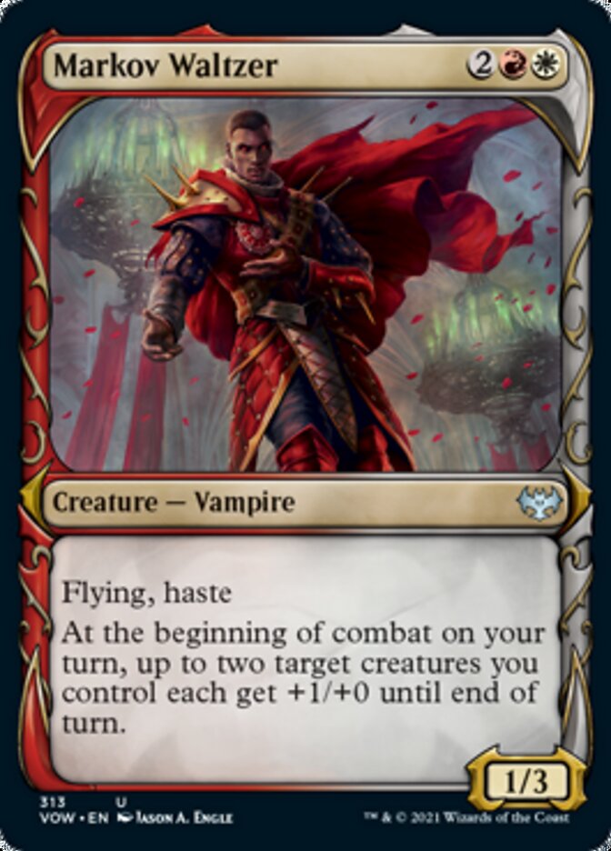 Markov Waltzer (Showcase Fang Frame) [Innistrad: Crimson Vow] | Gear Gaming Bentonville