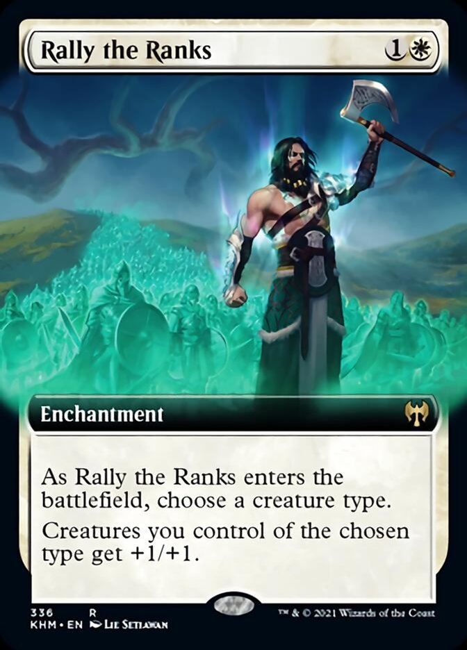 Rally the Ranks (Extended Art) [Kaldheim] | Gear Gaming Bentonville