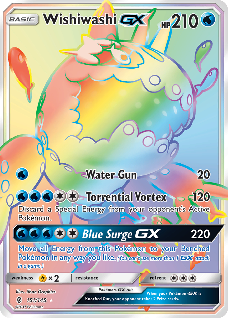 Wishiwashi GX (151/145) [Sun & Moon: Guardians Rising] | Gear Gaming Bentonville