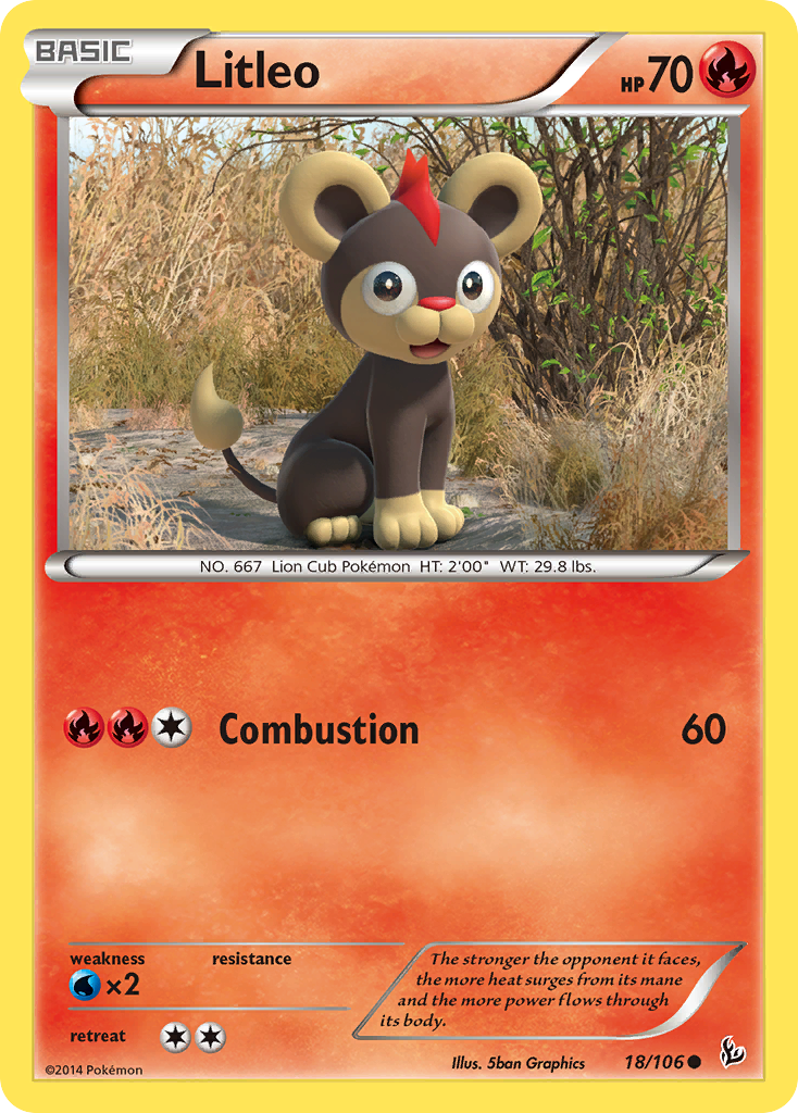 Litleo (18/106) [XY: Flashfire] | Gear Gaming Bentonville