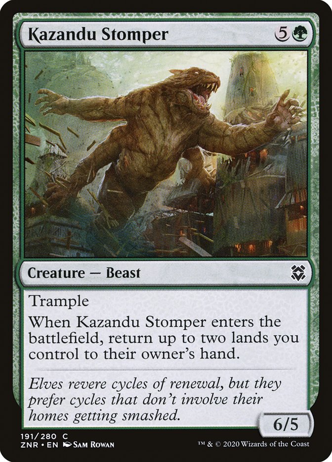 Kazandu Stomper [Zendikar Rising] | Gear Gaming Bentonville