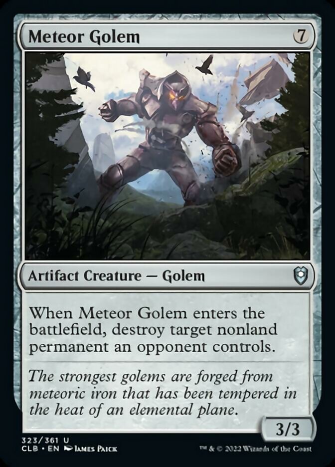 Meteor Golem [Commander Legends: Battle for Baldur's Gate] | Gear Gaming Bentonville