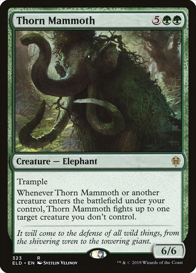 Thorn Mammoth [Throne of Eldraine] | Gear Gaming Bentonville