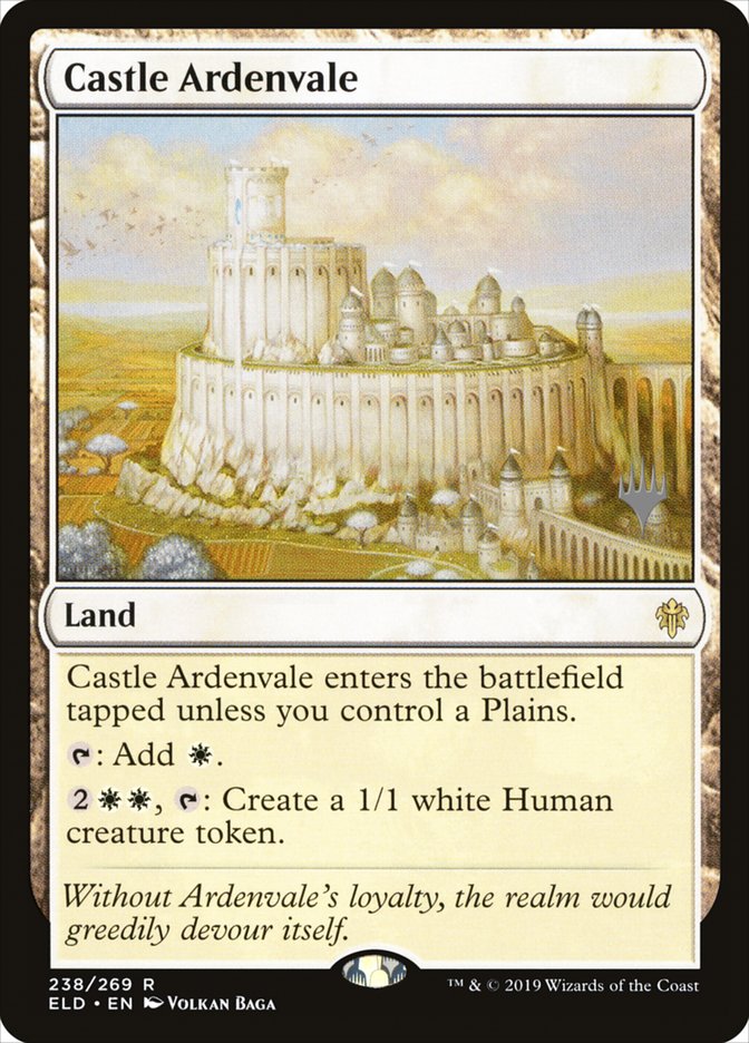 Castle Ardenvale (Promo Pack) [Throne of Eldraine Promos] | Gear Gaming Bentonville