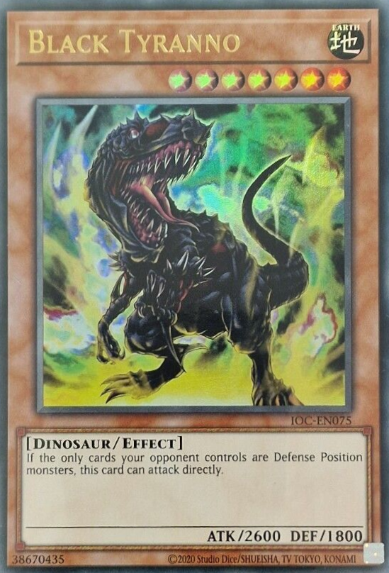 Black Tyranno (25th Anniversary) [IOC-EN075] Ultra Rare | Gear Gaming Bentonville