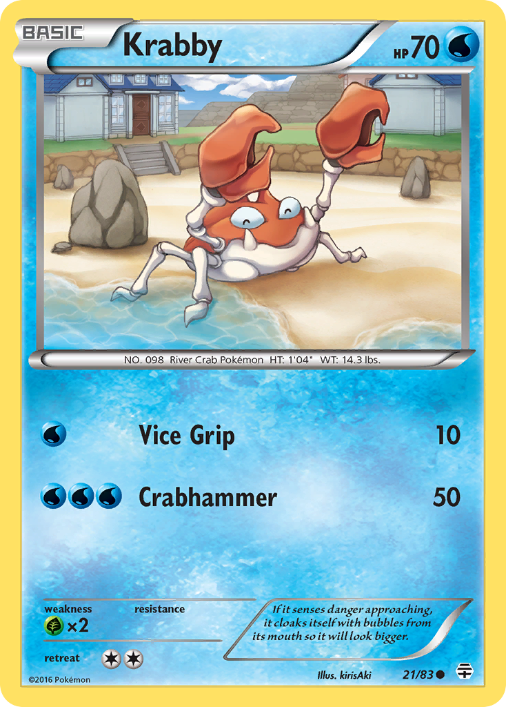 Krabby (21/83) [XY: Generations] | Gear Gaming Bentonville