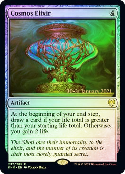 Cosmos Elixir  [Kaldheim Prerelease Promos] | Gear Gaming Bentonville