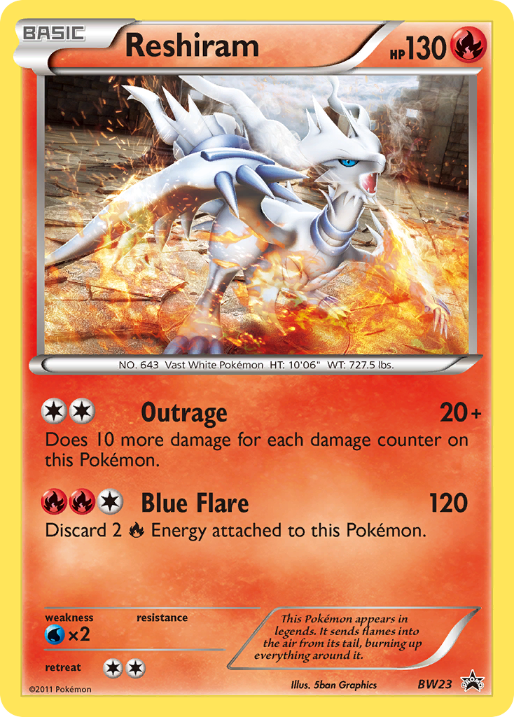 Reshiram (BW23) [Black & White: Black Star Promos] | Gear Gaming Bentonville