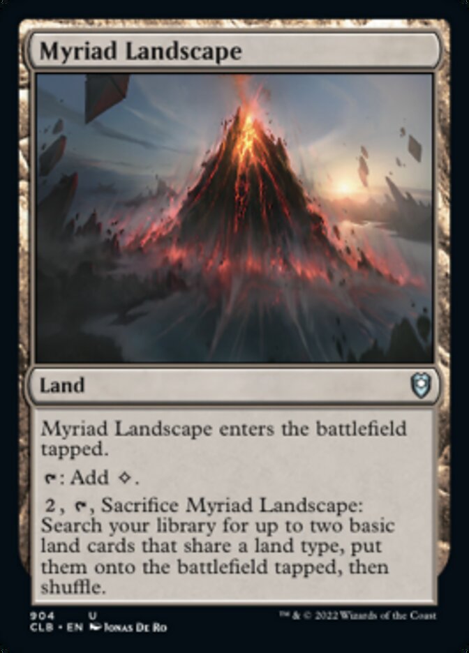 Myriad Landscape [Commander Legends: Battle for Baldur's Gate] | Gear Gaming Bentonville