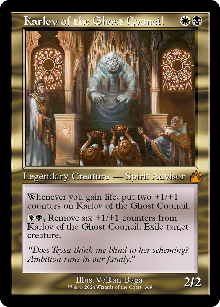 Karlov of the Ghost Council (Retro Frame) [Ravnica Remastered] | Gear Gaming Bentonville