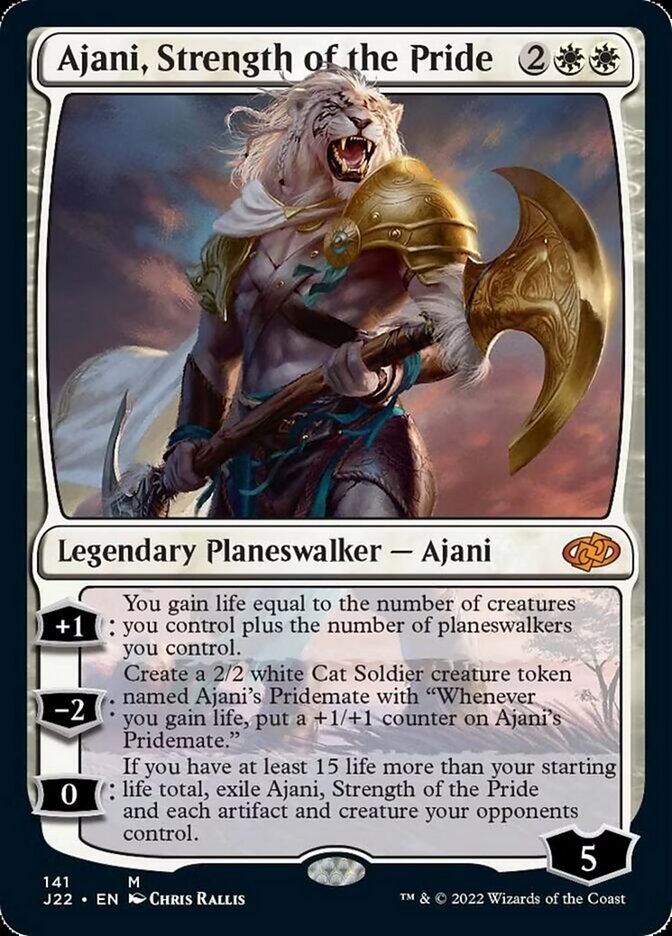 Ajani, Strength of the Pride [Jumpstart 2022] | Gear Gaming Bentonville